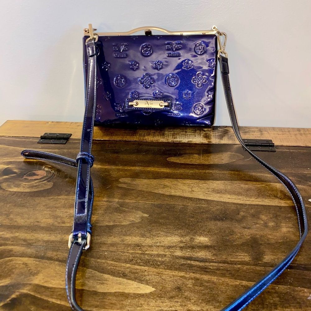 Versace V1969 Italia Scarlet Frame Crossbody Purse Bag NEW